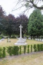 Commemorative tombstone dedicated to the fallen Belgium troops
