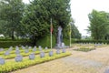 Commemorative tomb stone dedicated to the fallen Belgium troops