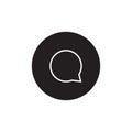 Comment Button of Social Media. Speech Bubble Message Icon Image