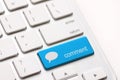 Comment enter key Royalty Free Stock Photo