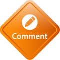 Comment icon web button Royalty Free Stock Photo