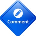 Comment icon web button Royalty Free Stock Photo