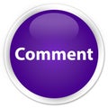 Comment premium purple round button