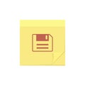 Comment message note save task icon