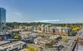 Commercial Buildings in Bellevue, Washington from Elevation Royalty Free Stock Photo