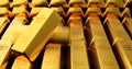 Commerce investment in pure gold bars ingot, the weight of 1000 grams.