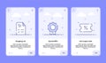Commerce onboarding shopping list special over for mobile app banner template with dashed line style