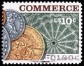 Commerce: Seated Liberty Quarter, $20 Gold Double Eagle, Banking and Commerce Issue serie, circa 1975