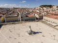 Commerce Square in center of Lisbon, Portugal