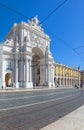 Commerce Square, Praca do Comercio or Terreiro do Paco Royalty Free Stock Photo