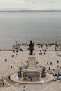 Commerce Square and Tagus River view from Augusta Arch.