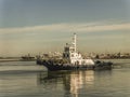 Commercial Boat at Montevideo Port