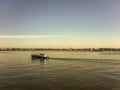 Commercial Boat at Montevideo Port