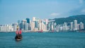 Commercial Boat In Victoria Harbour