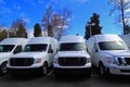 Commercial Vans Royalty Free Stock Photo