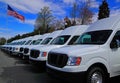 Commercial Vans Royalty Free Stock Photo