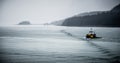 Commercial crab fishing vessel near Juneau, Alaska