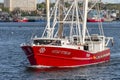 Commercial fishing boat Gulf Stream outbound from New Bedford