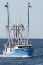 Commercial fishing boat heading into New Bedford
