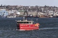 Commercial fishing boat Liberty outbound from New Bedford