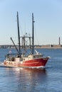 Commercial fishing boat Ocean Fox, hailing port Newport News, Vi