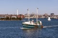 Commercial fishing boat Ocean Fresh outbound from New Bedford