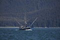 Commercial fishing boat in Southeast Alaska Royalty Free Stock Photo