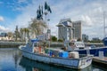 Commercial Fishing Boats Docked in San Diego Harbor. Royalty Free Stock Photo