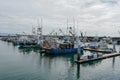 Commercial Fishing Boats Docked in San Diego Harbor. Royalty Free Stock Photo