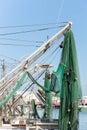 Commercial fishing boats at the ocean marina docks