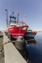 Commercial fishing vessels Vanquish and Instigator tied up at Union Wharf