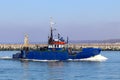 Commercial fleet. Fishing trawler