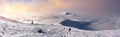 Ascent to Hoverla in winter