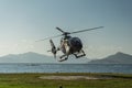 Commercial Helicopters landing
