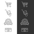 Commercial icon set