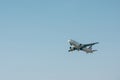 Commercial jet plane landing Royalty Free Stock Photo