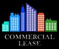 Commercial Lease Describes Real Estate Leases 3d Illustration Royalty Free Stock Photo