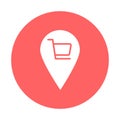Commercial location Vector icon which can easily modify or edit Royalty Free Stock Photo