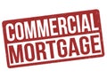 Commercial mortgage grunge rubber stamp