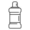 Commercial mouthwash icon outline vector. Clean product Royalty Free Stock Photo