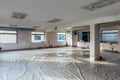 Commercial office space in process of refurbishement Royalty Free Stock Photo