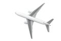 commercial plane model Royalty Free Stock Photo