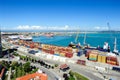 The commercial port of Durres