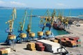 The commercial port of Durres