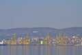 Commercial Port of Trieste Royalty Free Stock Photo