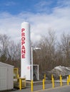 Commercial Propane storage tank Royalty Free Stock Photo