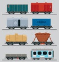 Commercial railroad cars