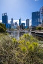 Commercial skyscrapers at Queen Elizabeth Quay, Perth, Western Australia