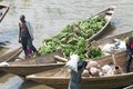 Commercial traffic along the lake Kivu Royalty Free Stock Photo