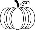 COMMERCIAL USE! Pumpkin Outline Svg, Thanksgivingjpeg with Svg, Pumpkin jpeg with Svg Cricut, Cut File